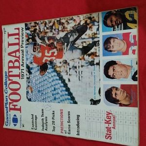 Vintage 1971 GamePlan College Football Preview